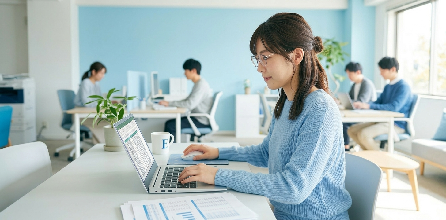 オフィスでの事務作業イメージ